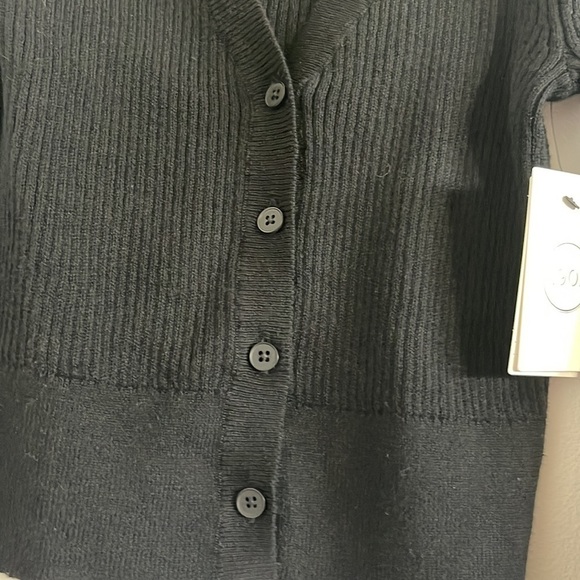 1901 Girls Black Cardigan Size Small (7/8)) - Picture 4 of 4